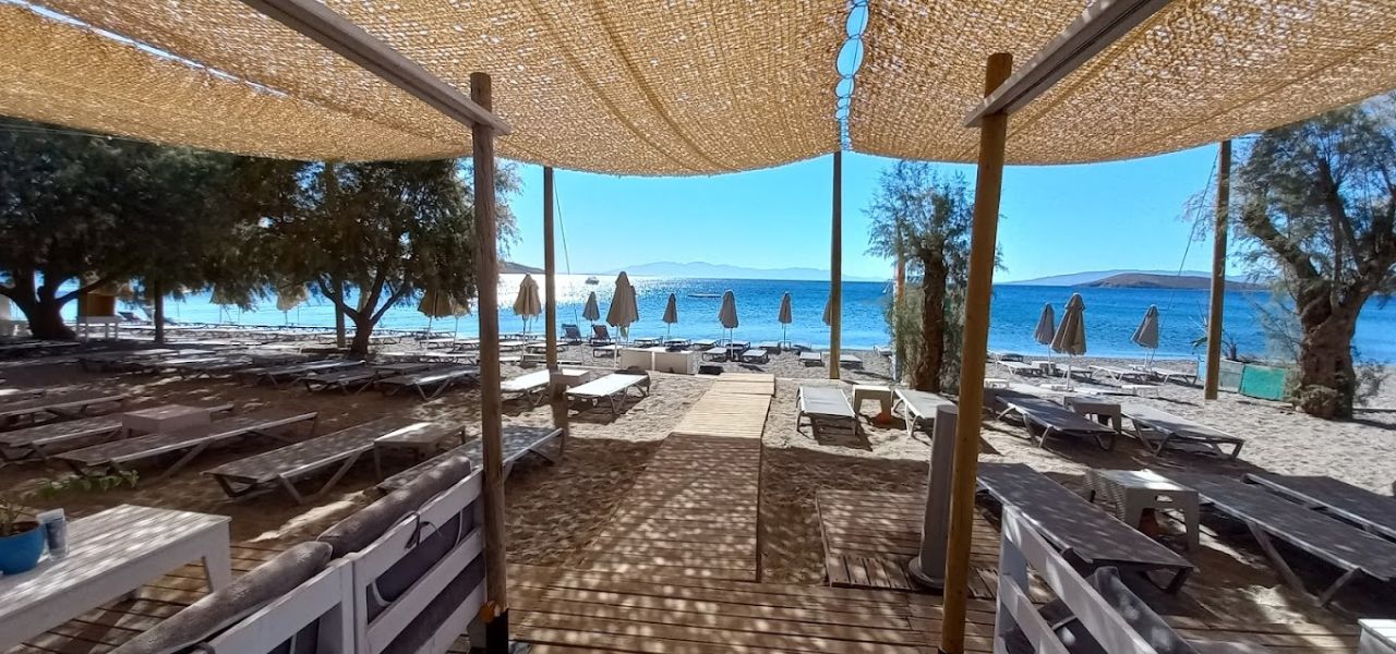 Пляж Кефи в Ортакент Бодрум